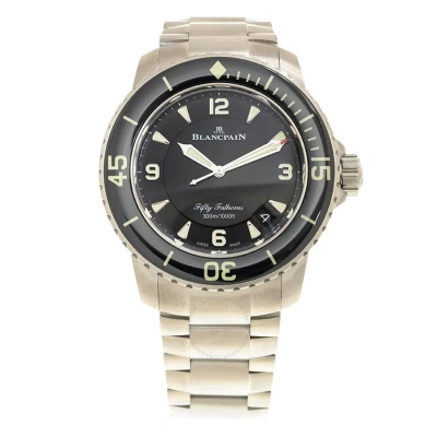 Blancpain Fifty Fathoms Automatic Black Dial Men's Watch 5015-12b30-98b