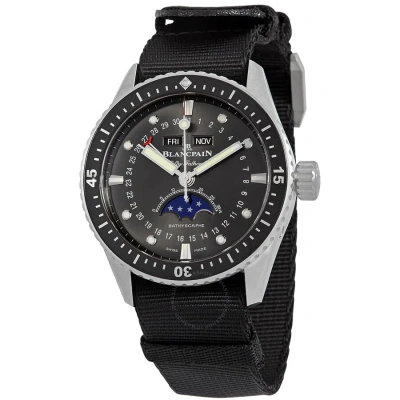 Blancpain Fifty Fathoms Automatic Grey Dial Men's Watch 5054-1110-naba In Black / Grey