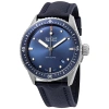 BLANCPAIN PRE-OWNED BLANCPAIN FIFTY FATHOMS BATHYSCAPHE AUTOMATIC BLUE DIAL MEN'S WATCH 5000-0240-O52A