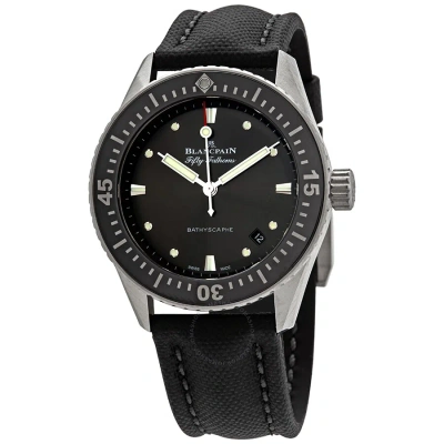 Blancpain Fifty Fathoms Bathyscaphe Automatic Men's Watch 5100b 1110 B52a In Black