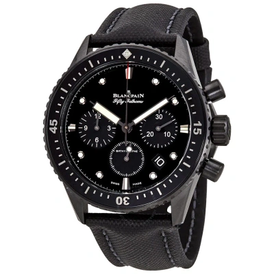Blancpain Fifty Fathoms Bathyscaphe Chronograph Men's Watch 5200-0130-b52a In Black