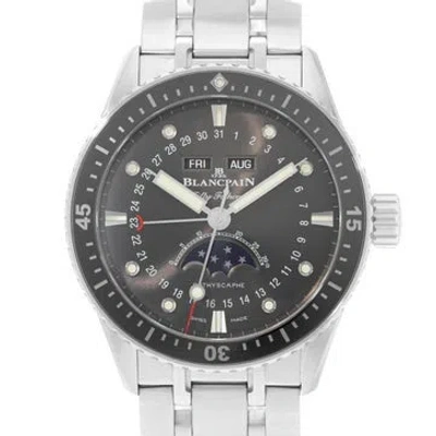 Pre-owned Blancpain Fifty Fathoms Bathyscaphe Watch, 43mm In Multicolor