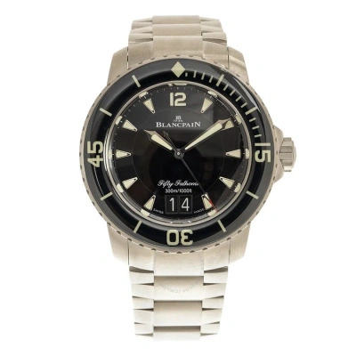 Blancpain Fifty Fathoms Black Dial Unisex Watch 505012b3098