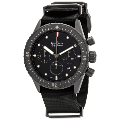 Blancpain Fifty Fathoms Chronograph Automatic Men's Watch 5200-0130-naba In Black