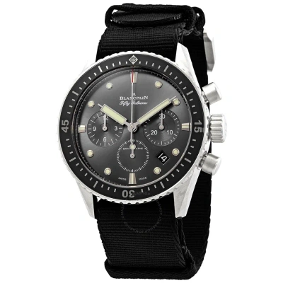 Blancpain Fifty Fathoms Chronograph Automatic Men's Watch 5200-1110-naba In Black / Grey