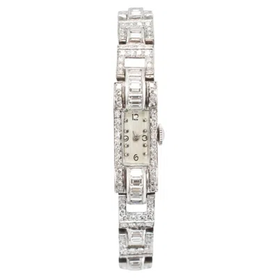 Pre-owned Blancpain Ladies Vintage Antique Art Deco  10mm 7.40ctw Diamond Manual Watch In Multi