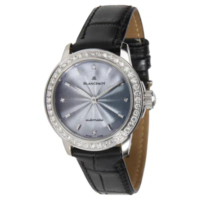 Pre-owned Blancpain Leman 2102 Women's Watch In Stainless Steel In Multi
