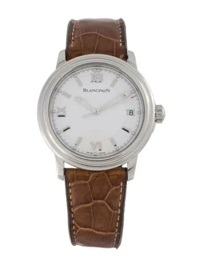 Pre-owned Blancpain Léman Ultra Slim Watch In Multicolor