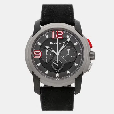 Pre-owned Blancpain L-evolution Chronograph Flyback Super Trofeo 8885f-1203-52b Automatic 43 Mm In Black