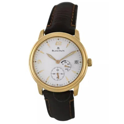 Blancpain Villeret Ultra Slim Hand Wind White Dial Men's Watch 1106-1418 In Black