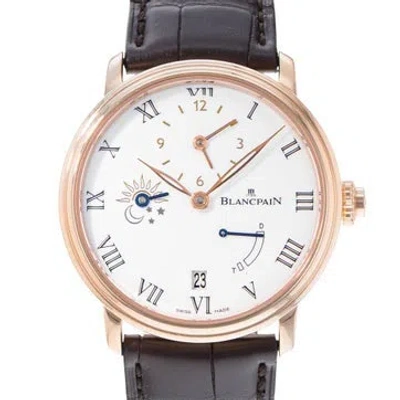 Pre-owned Blancpain Villeret 8 Days Gmt Watch In Multicolor