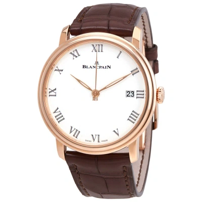 Blancpain Villeret Automatic Men's Watch 6630-3631-55b In Gold