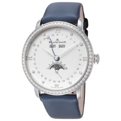 Blancpain Villeret Quantieme Complet Women's Watch In Blue