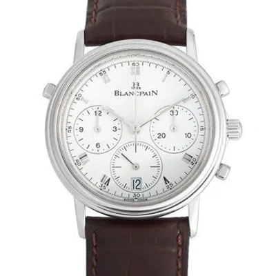 Pre-owned Blancpain Villeret Split Seconds Chronograph Watch In Multi