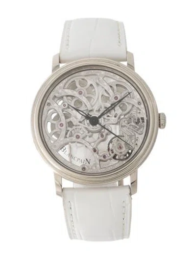 Pre-owned Blancpain Villeret Squelette Watch In Multi