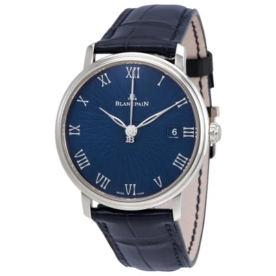 Blancpain Villeret Ultra Slim Blue Dial Men's Watch 6223c-1529-55a