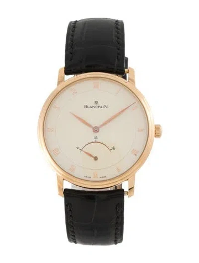 Pre-owned Blancpain Villeret Ultra Slim Watch In Multi