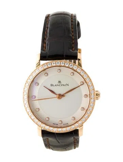 Pre-owned Blancpain Villeret Ultra-slim In Multi