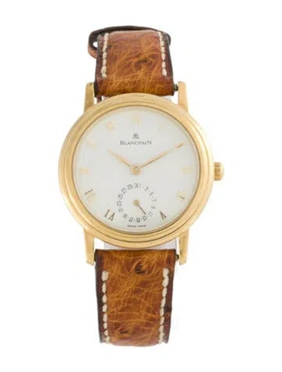 Pre-owned Blancpain Villeret Ultra-slim Watch In Multi