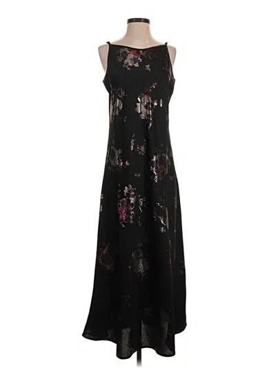 Pre-owned Blank Casual Dress In Black