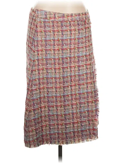 Pre-owned Blank Casual Skirt In Red