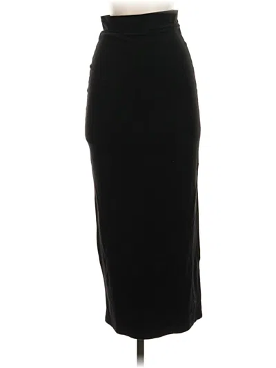 Pre-owned Blank Formal Skirt In Black