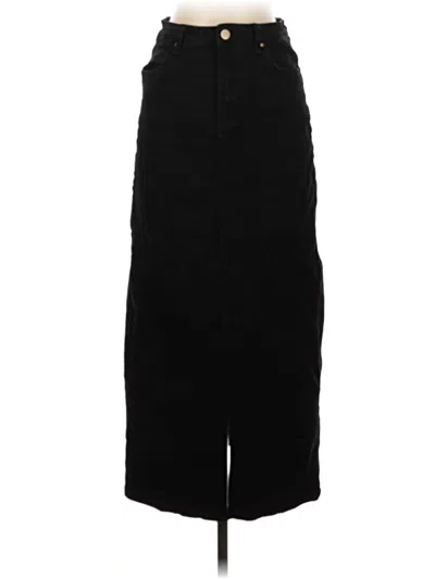 Pre-owned Blank Formal Skirt In Black