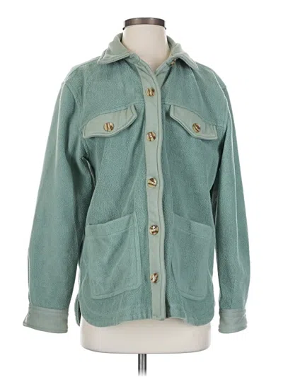 Pre-owned Blank Jacket In Teal