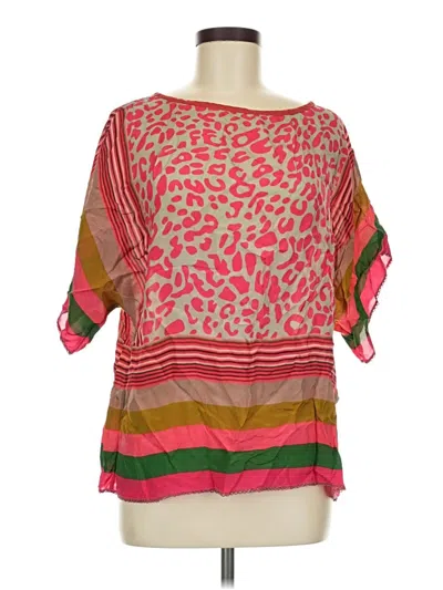 Pre-owned Blank London 3/4 Sleeve Blouse In Pink