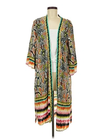 Pre-owned Blank London Kimono In Green
