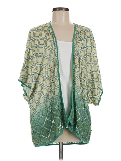 Pre-owned Blank London Kimono In Green