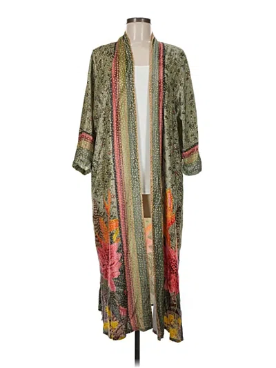Pre-owned Blank London Kimono In Green