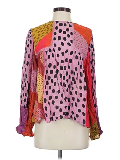 Blank London Long Sleeve Blouse In Pink