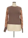 Blank London Pullover Sweater In Brown