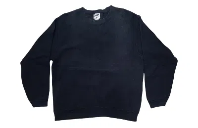 Pre-owned Blank X Schott Vintage Schott Heavyweight Pullover Sweatshirt In Black