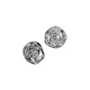 Blankens Women's Clip On Roses - The Jennie Silver In Silver