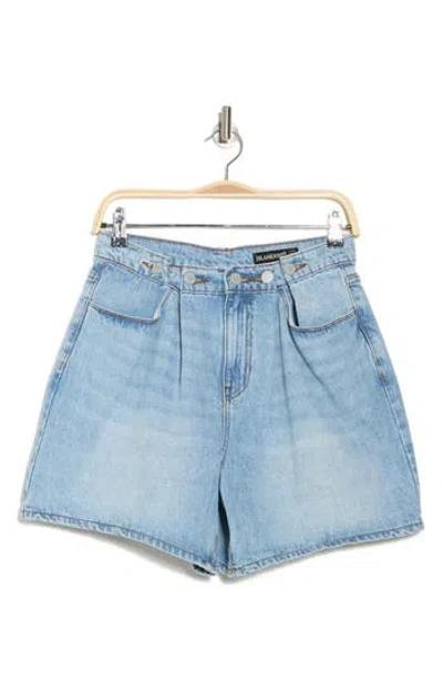 Blanknyc Adjustable Waist Baggy Denim Shorts