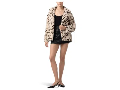 Blanknyc Animal Print Faux Fur Jacket In Multi