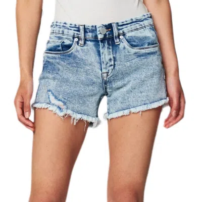 Blanknyc Astor Cut Off Denim Short In Blue