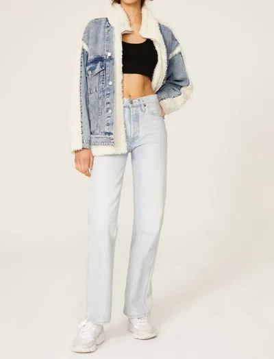 Blanknyc Bear Hug Jacket In Cream In White