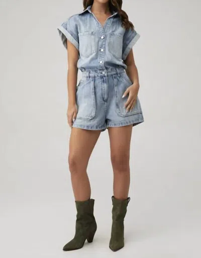 Blanknyc Big Shot Romper In Blue