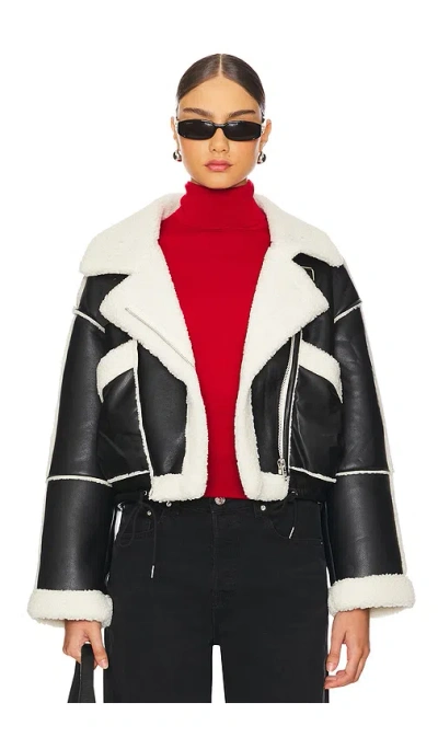 Blanknyc Black & White Jacket In Mountain View
