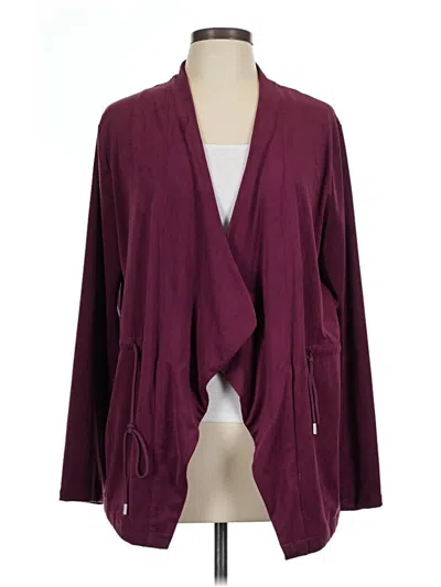 Pre-owned Blanknyc Blank Nyc Blazer Jacket In Burgundy