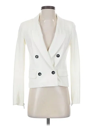 Pre-owned Blanknyc Blank Nyc Blazer Jacket In White