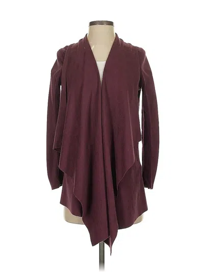 Pre-owned Blanknyc Blank Nyc Cardigan Sweater In Burgundy