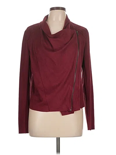 Pre-owned Blanknyc Blank Nyc Cardigan Sweater In Burgundy
