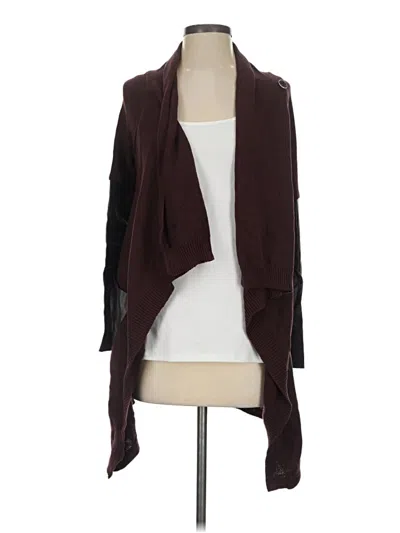 Pre-owned Blanknyc Blank Nyc Cardigan Sweater In Burgundy