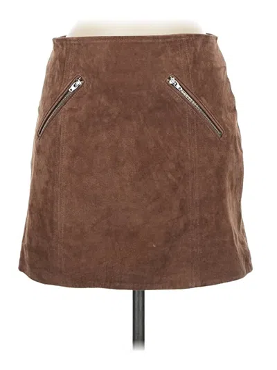 Pre-owned Blanknyc Blank Nyc Casual Skirt In Brown