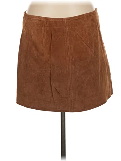 Pre-owned Blanknyc Blank Nyc Casual Skirt In Brown