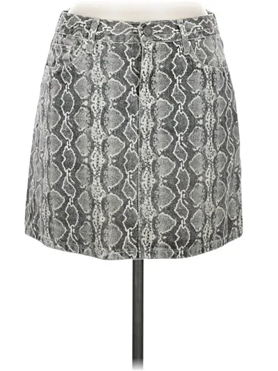 Pre-owned Blanknyc Blank Nyc Casual Skirt In Gray